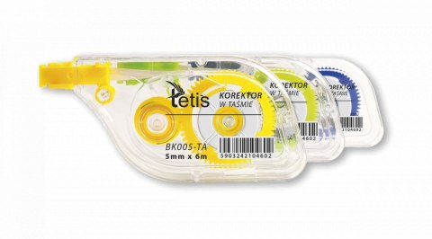 Korektor w taśmie (myszka) 5x6 [mm*m] Tetis (BK005-TA)