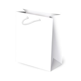 Torba prezentowa A4+ gładka biała [mm:] 225x315x 100 Paw (T-2N)