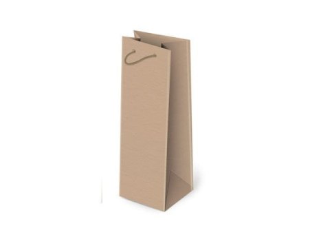 Torba prezentowa na butelkę szara [mm:] 120x370x 110 Paw (P-W1)
