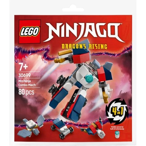 Klocki konstrukcyjne Ninjago Wielofunkcyjny minimech ninja Lego (30699)