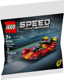 Klocki konstrukcyjne Speed Champions Ferrari 499P - hipersamochód Lego (30709)
