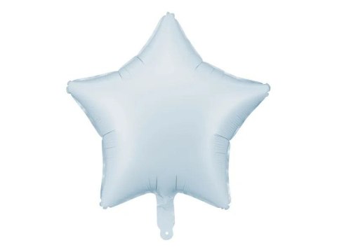 Balon foliowy gwiazda mglisty niebieski, 48cm 19cal Partydeco