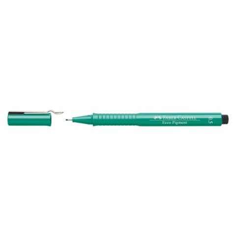 Cienkopis kreślarski Ecco Pigment wkład zielony 0,5mm 1kol. Faber Castell (166563)