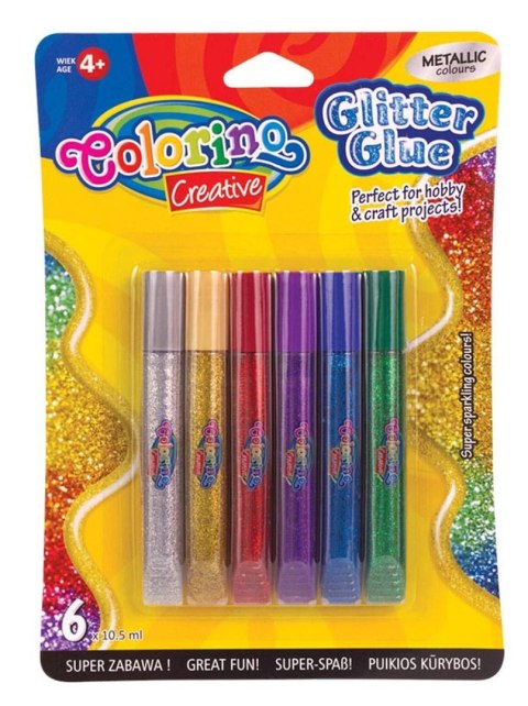 Klej w płynie Colorino Kids brokatowy 10,5ml Patio (68826)