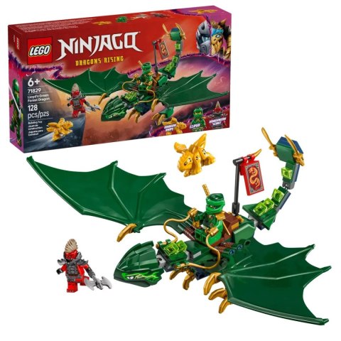 Klocki konstrukcyjne Ninjago Zielony leśny smok Lloyda Lego (71829)