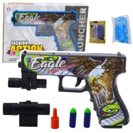 Pistolet Na Kulki Wodne Strzałki Piankowe Laser Nadruk Orzeł Lean (24263)