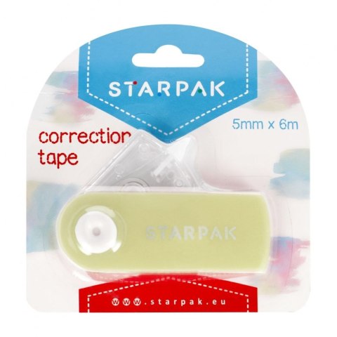 Korektor w taśmie (myszka) 5x6 [mm*m] Starpak (507201)