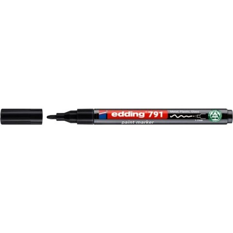 Marker olejowy PCR E-791 wkład czarny 1,0-2,0mm okrągła końcówka Edding (ED-791PCR001)