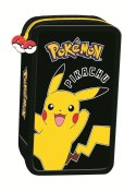 Piórnik POKEMON PODWÓJNY St.Majewski (z wyposażnieniem)