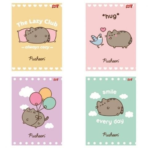 Zeszyt A5 Pusheen 32k. 70g krata Unipap