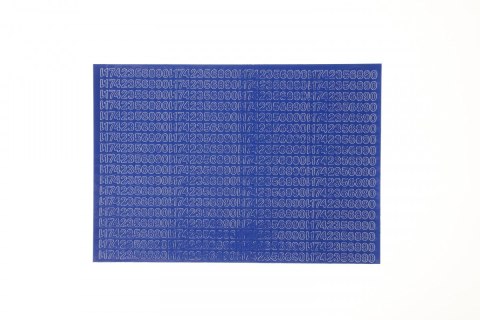 Cyfry samoprzylepne niebieskie Farro