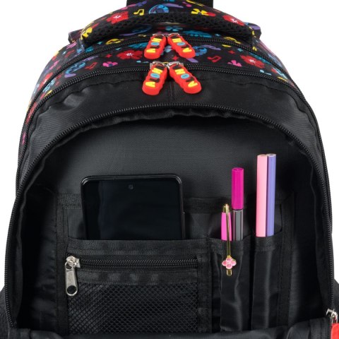 Plecak STITCH Black ALOHA 4 KOMORY St.Majewski (bpl-58)