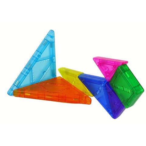 Układanka Tangram 7 Magnetycznych Klocków Puzzle Kolorowe Lean (14113)