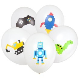 Balon gumowy klocki (5szt.) biały 280mm Arpex (KB1984)
