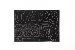 Cyfry samoprzylepne czarne Farro