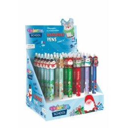 Długopis wymazywalny Kids CHRISTMAS wkład niebieski Patio (15657PTR)