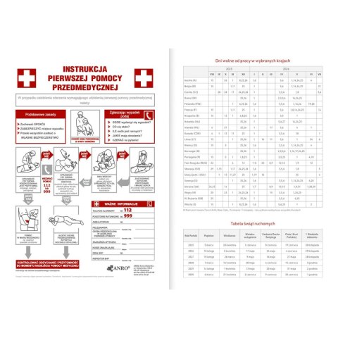 Kalendarz nauczyciela książkowy (terminarz) PCV EKO bezbarwny A5 Wydawnictwo Wokół Nas (A5TN078B)