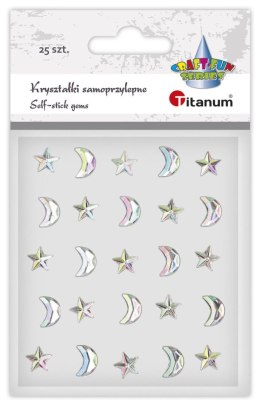 Kryształki Craft-Fun Series księżyce, gwiazdki srebrne Titanum (24MH0377)