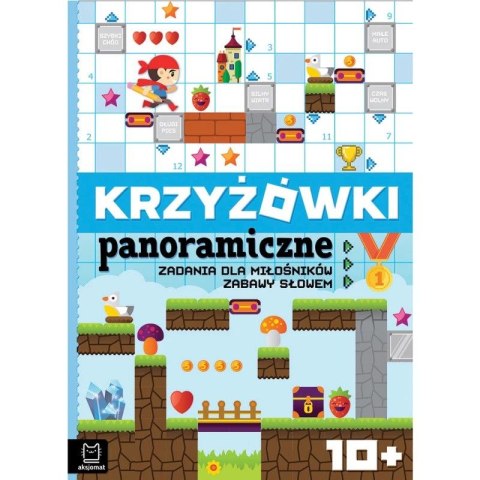 Książka dla dzieci Krzyżówki panoramiczne. Zadania dla miłośników zabawy słowem 10+ Aksjomat