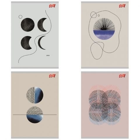 Zeszyt A5 Minimalism 60k. 70g krata Unipap