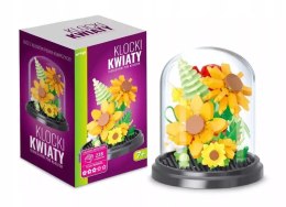 Klocki konstrukcyjne kwiaty Słoneczniki pod kloszem 228el Artyk (137013)
