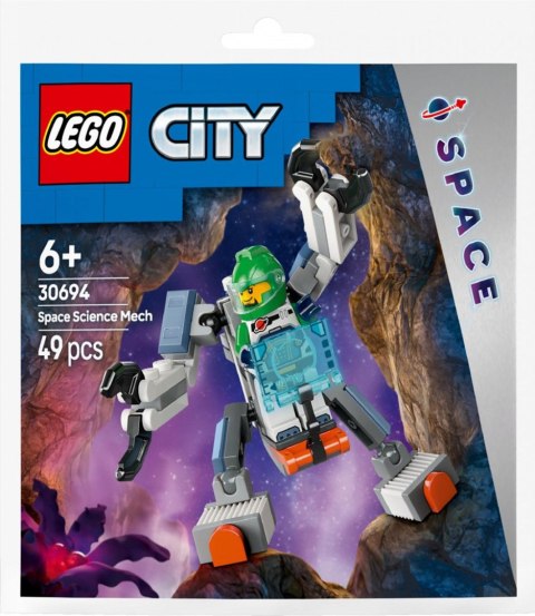 Klocki konstrukcyjne City Kosmiczny mech naukowy Lego (30694)