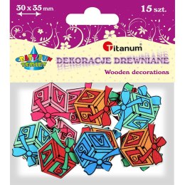 Dekoracje drewniane Titanum Craft-Fun Series Prezenty do przyszycia