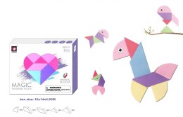 Klocki magnetyczne tangram 8 el. Lean (23551)