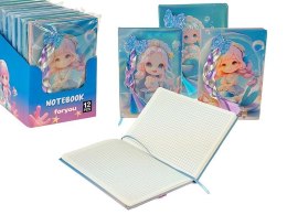 Notes (notatnik) A5 dziewczynka z warkoczem krata [mm:] 210x145 Adar (620803)