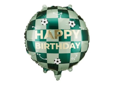 Balon foliowy Happy Birthday piłki 18cal Partydeco (FB296)