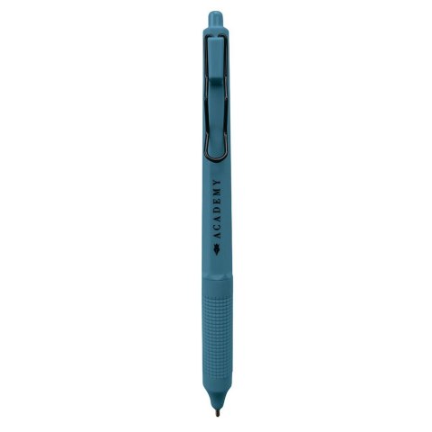 Długopis żelowy ALPHA ACADEMY automatyczny z gripem wkład niebieski 0,7mm Acco (żelowy)