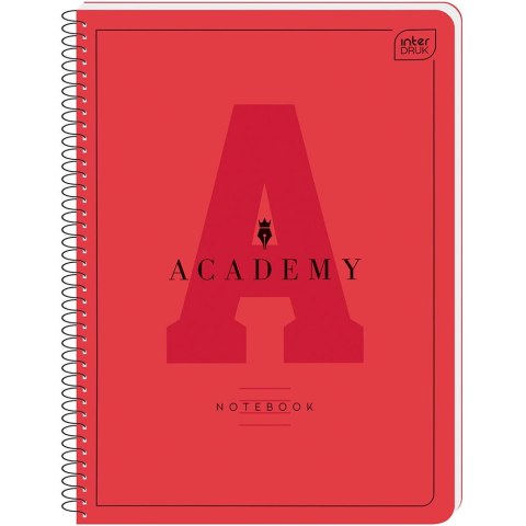 Kołozeszyt (kołonotatnik) A4+ Academy Hybrid 80k. 90g linia Interdruk