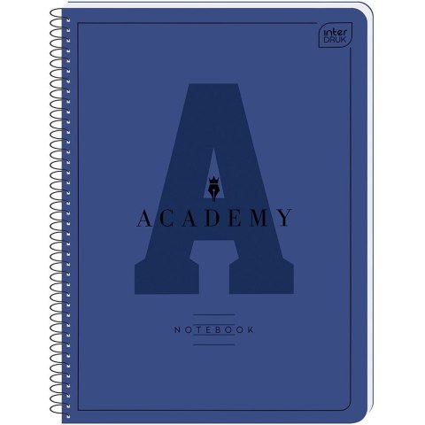 Kołozeszyt (kołonotatnik) A4+ Academy Hybrid 80k. 90g linia Interdruk