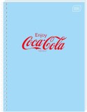 Kołozeszyt (kołonotatnik) A6 COCA COLA SOFT TOUCH 80k. 70g krata Interdruk