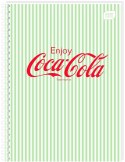 Kołozeszyt (kołonotatnik) A6 COCA COLA SOFT TOUCH 80k. 70g krata Interdruk