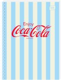Kołozeszyt (kołonotatnik) A6 COCA COLA SOFT TOUCH 80k. 70g krata Interdruk