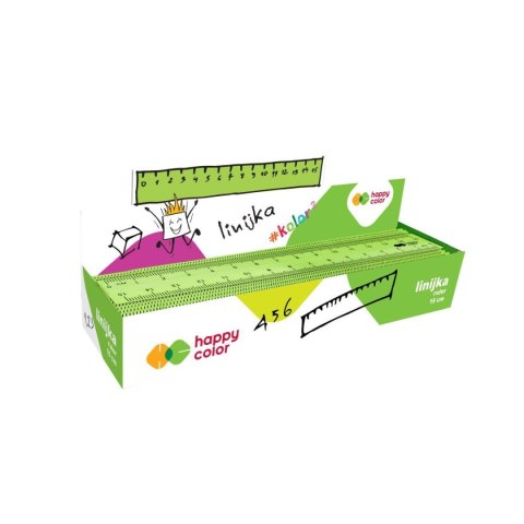 Linijka plastikowa 15cm Happy Color (HA 2511 1503-KK)