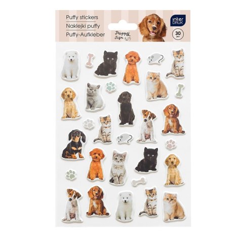 Naklejka (nalepka) PUPPY SIGN Interdruk (30szt)