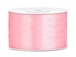 Wstążka satynowa 38x25 [mm x m] różowy jasny Partydeco (TS38-081J)