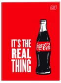 Zeszyt A4 COCA COLA MAT+UV 32k. 70g krata Interdruk