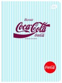 Zeszyt A5 SOFT TOUCH COCA COLA 80k. 70g krata Interdruk