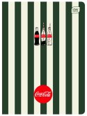 Zeszyt A5 SOFT TOUCH COCA COLA 80k. 70g krata Interdruk