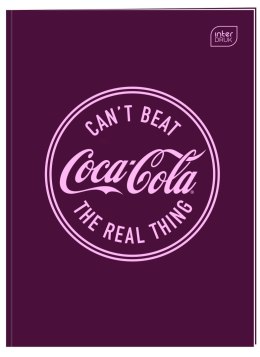 Zeszyt tematyczny A6 COCA COLA HYBRID 32k. 70g krata Interdruk (do słówek)