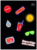 Zeszyt tematyczny A6 COCA COLA MAT+UV 32k. krata Interdruk (do słówek)