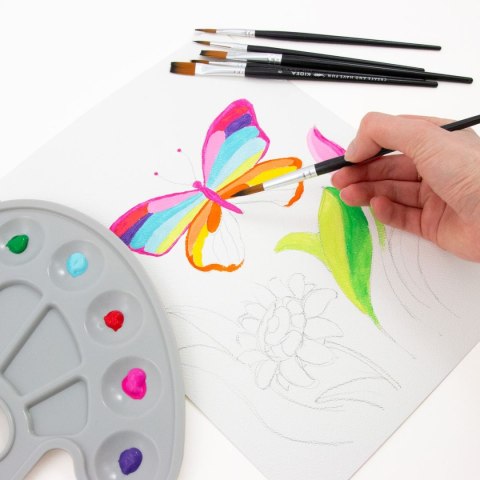 Farby akrylowe 12ml 12 kolor. Kidea (FAA12KA)