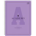 Kołozeszyt (kołonotatnik) A4+ ACADEMY Hybry 80k. 90g krata Interdruk