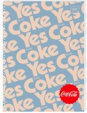 Kołozeszyt (kołonotatnik) A4 COCA COLA HYBRID 100k. 70g krata Interdruk