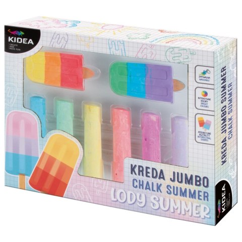 Kreda Kidea kolor: mix 8 szt Derform (KRJSU8KA)