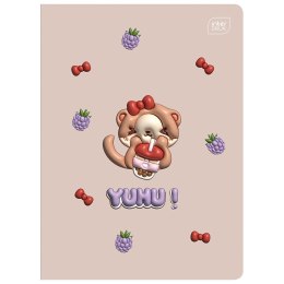 Zeszyt A5 YUHU 16k. 70g linia kolor Interdruk