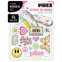 Tatuaż GOOD VIBES TATUAŻE DO OBUWIA ŚWIECĄCE W CIEMNOŚCI Kidea (TZOCKA)